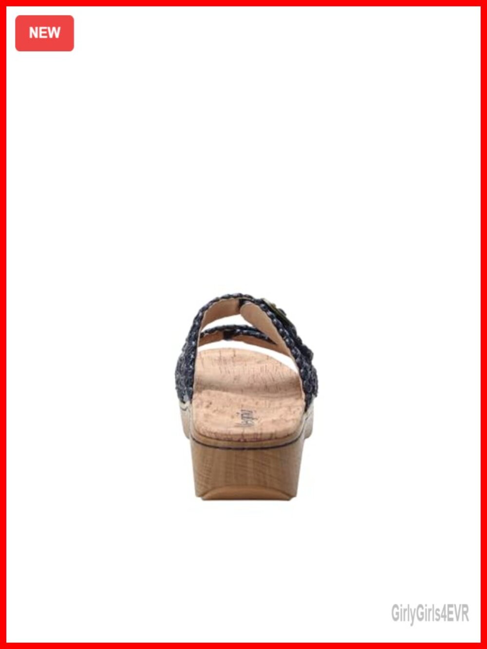 Alegria Oona Slide Sandal Double Adjustable Buckle Straps Slide Sandal - Picture 3 of 6
